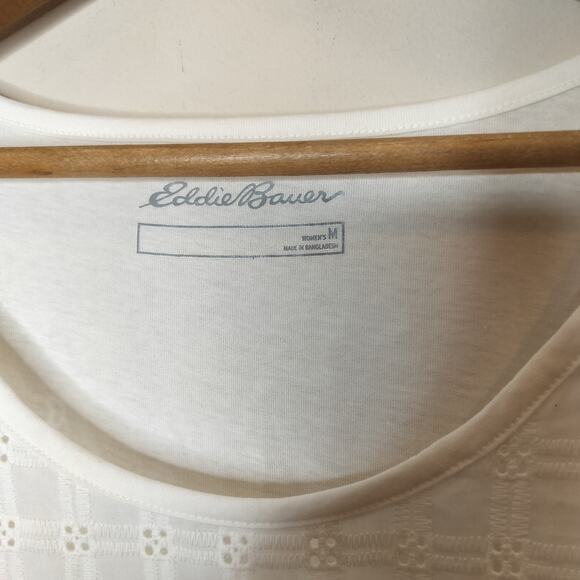 Eddie Bauer Tank Top Eyelet Embroidered Cotton - Picture 6 of 7